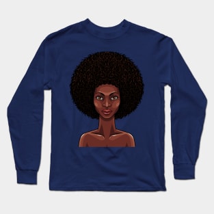 beauty african women Long Sleeve T-Shirt